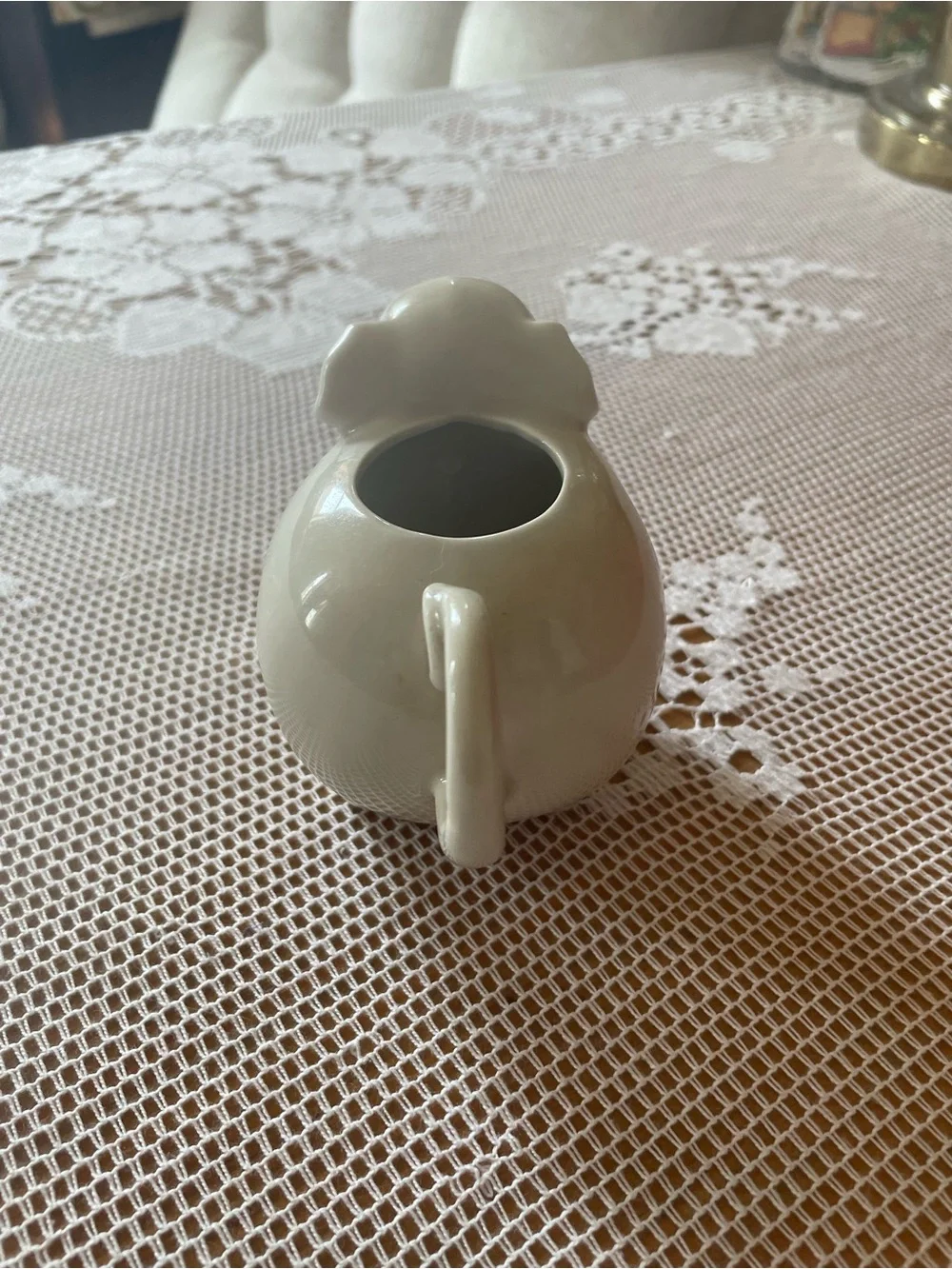 Vintage collectible Fitz and Floyd ceramic pig creamer